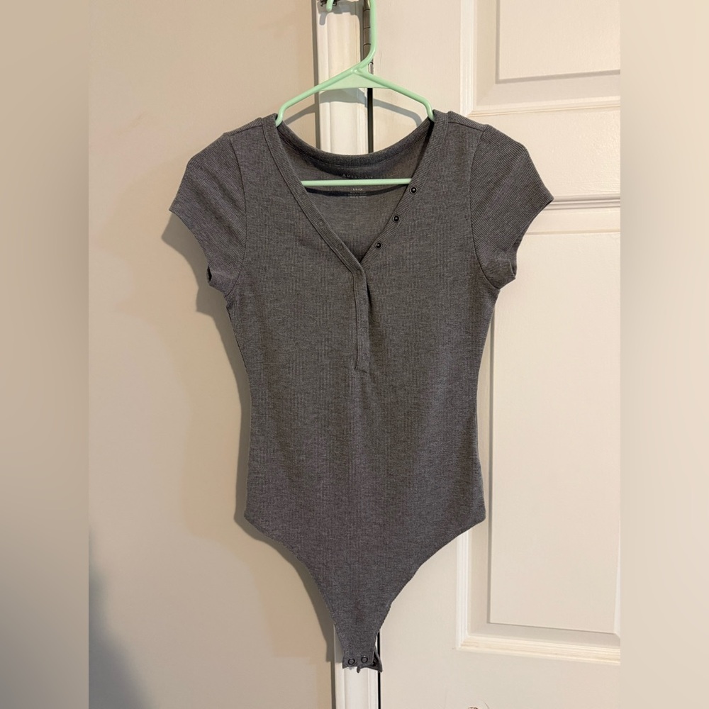 American Eagle Henley bodysuit